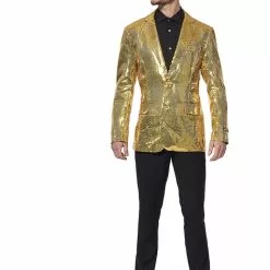 Americana De Lentejuelas Doradas - Suitmeister