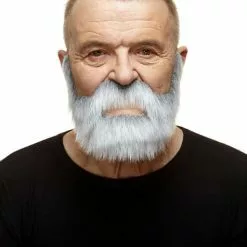 Bigote Y Barba Super Poblados Blancos