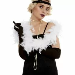 Boa De Plumas Blanca