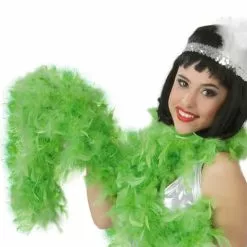 Boa De Plumas Verde Pistacho