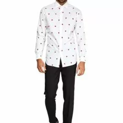 Camisa Blanca Regalos De Navidad - Opposuits