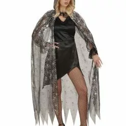 Capa De Reina De Las Arañas Con Capucha