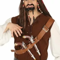 Cinturón De Pistolas Para El Pecho Con Pistolas Piratas