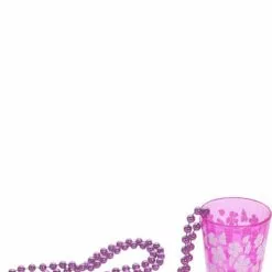 Collar Con Chupito Rosa