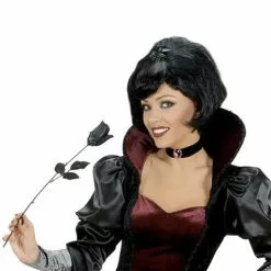 Collar De Terciopelo Negro Para Mujer