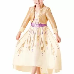 Disfraz De Anna Dorado Para Niña - Frozen 2