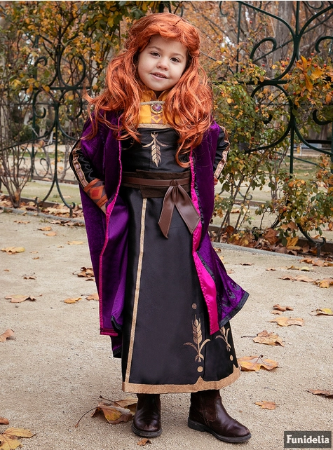 Disfraz De Anna Frozen 2 Deluxe Para Niña - Imagen 2