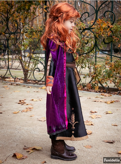 Disfraz De Anna Frozen 2 Deluxe Para Niña - Imagen 4