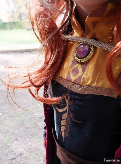 Disfraz De Anna Frozen 2 Deluxe Para Niña - Imagen 7