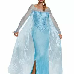 Disfraz De Elsa Frozen Deluxe Para Mujer