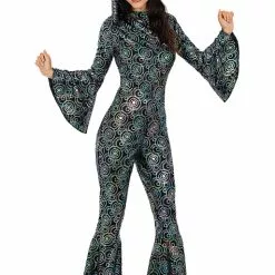 Disfraz De Los Años 70 Disco Para Mujer Talla Grande