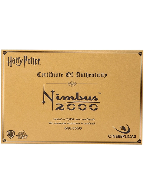 Escoba Nimbus 2000 (Réplica Oficial) - Harry Potter - Imagen 7