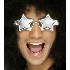 Gafas De Superestrella Plateadas