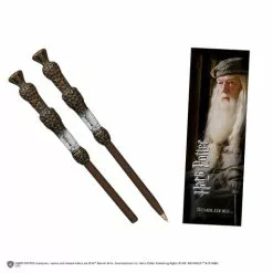 Juego Bolígrafo Varita Y Marcapáginas Dumbledore Harry Potter