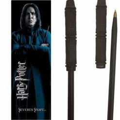 Juego Bolígrafo Varita Y Marcapáginas Severus Snape - Harry Potter