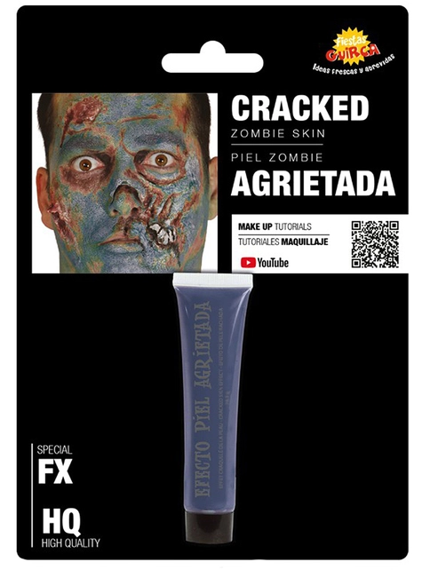 Maquillaje Piel De Zombie Azulado