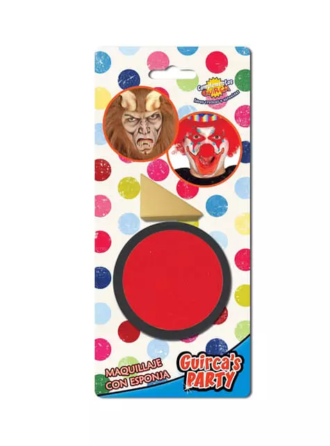 Maquillaje Rojo Con Esponja