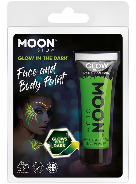 Maquillaje Verde Brilla En La Oscuridad