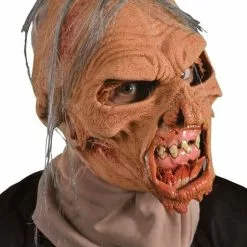 Máscara De Anciano Zombie Para Adulto