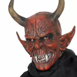 Máscara De Demonio Terrorífico Deluxe