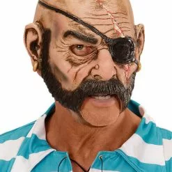 Máscara De Pirata Sanguinario Para Adulto