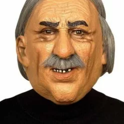 Máscara De Viejo Canoso Con Bigote