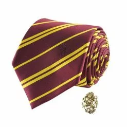 Corbata De Harry Potter Y Pin Gryffindor