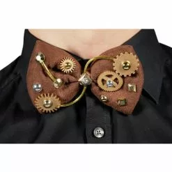 Pajarita De Steampunk Marrón Para Adulto