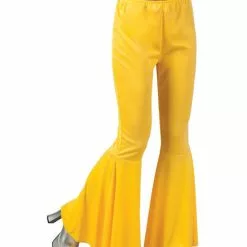 Pantalones De Campana Amarillos Para Mujer