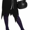 Pantys Morados Y Negros Para Niña