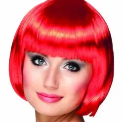Peluca Corta Roja Para Mujer