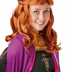Peluca De Anna Frozen 2 Para Mujer