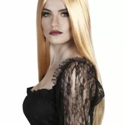 Peluca De Bruja Color Rubio Para Mujer
