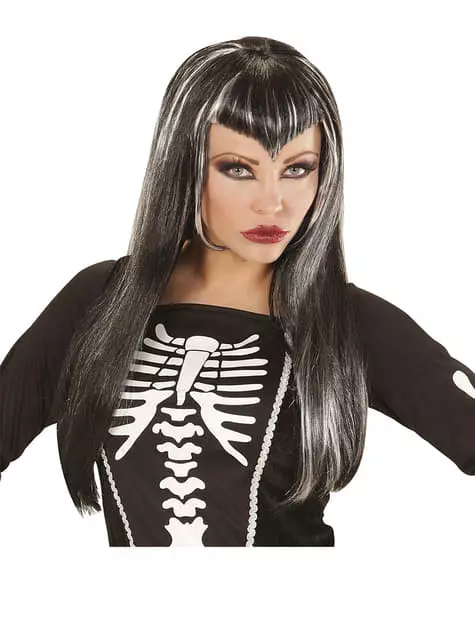 Peluca De Bruja Flequillo En V Para Mujer