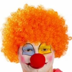 Peluca De Payaso Naranja Para Hombre