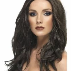 Peluca Marrón Oscuro Para Mujer