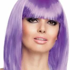 Peluca Morada Dance Para Mujer