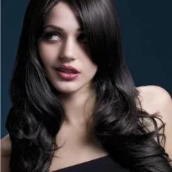 Peluca Nicole Castaña