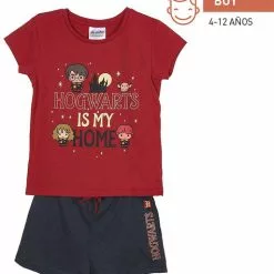 Pijama Hogwarts Corto Para Niño - Harry Potter