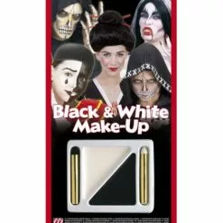 Set De Maquillaje Blanco Y Negro