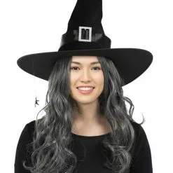Sombrero De Bruja Con Araña Para Adulto