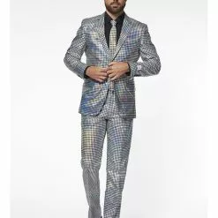 Traje De Bola De Discoteca "Discoballer" - Opposuits