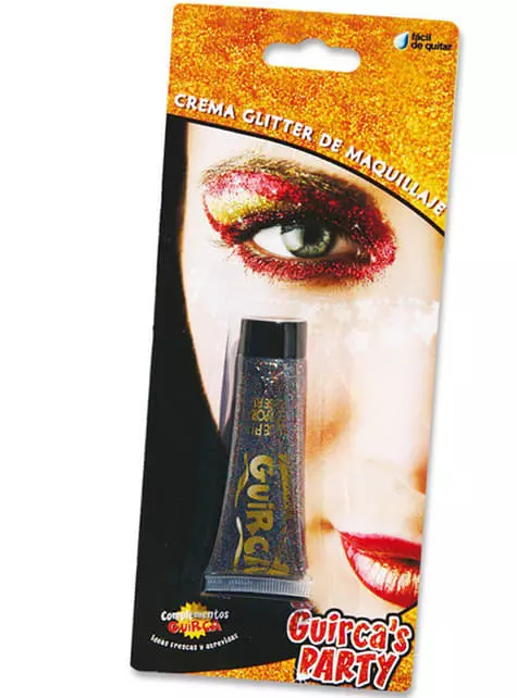 Tubo De Maquillaje Glitter Multicolor 20 Cc.