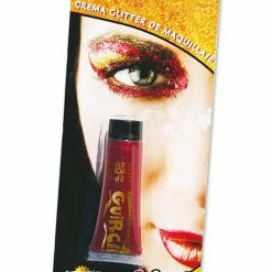 Tubo De Maquillaje Glitter Rojo 20 Cc.