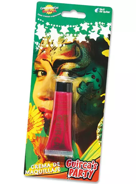 Tubo De Maquillaje Rojo 20 Cc.